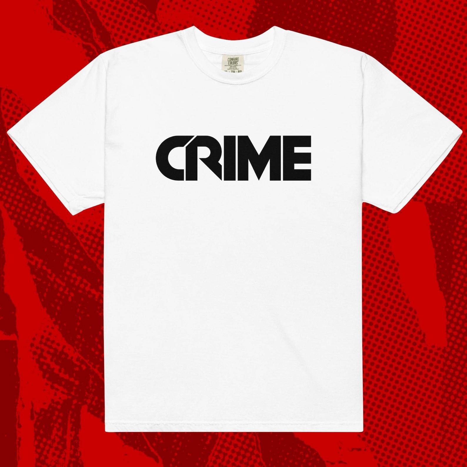 Crime Logo Shirt | Punk Garage Dils Big Boys Flipper Dwarves Angry Samoans 4XL