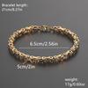 Bracelet for Men Stainless Steel Chain Jewelry, Hypoallergenic Gift & Party Punk Bangles Accessories 3 Types Color