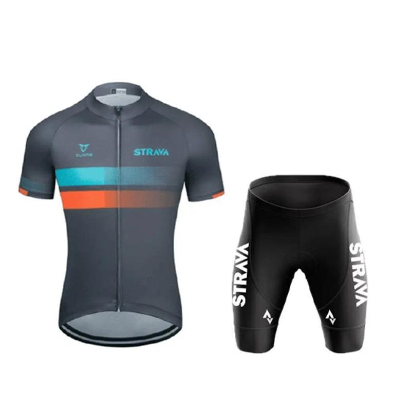 Sommer Outdoor Radsportanzug Mountainbike Rennrad Herren und Damen Sommer Kurzarm Anzug Overalls Shorts Tour de France Version
