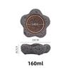Black Cement Tableware Dinner Plate stone Sashimi sushi Disc Dry Ice Tray Plate Dessert Plates Dim Sum Dish Steak Plates Bowl