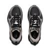 Li Ning Boom Support Cushioning Slip Resistant Abrasion Resistant Rebound Low Top Running Shoes Women's Silver Black ARXV006-4