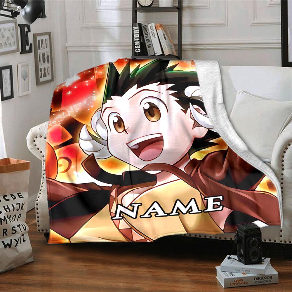 Custom 1pc Adventure Hunter World Blanket, Soft And Comfortable Blanket, Casual Warm, Camping Travel Blanket, Birthday Gift Q912134