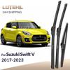 For Suzuki Swift V AZ 2017- 2018   Wiper Front & Rear Wiper Blades Windshield Windscreen Window Brushes 21"+18"+10"