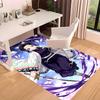 1pc Demon Slayer characters2 Print Area Rug - Soft, Washable Non-Slip Indoor Mat for Office Chairs, Living Room, Home Office Decorative Rug