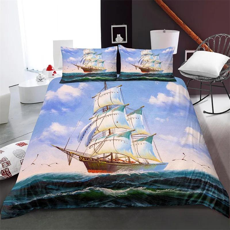 Beach Scenery Duvet Cover Summer Hawaii Landscape Bedding Set Twin Full King For Girl Boys M