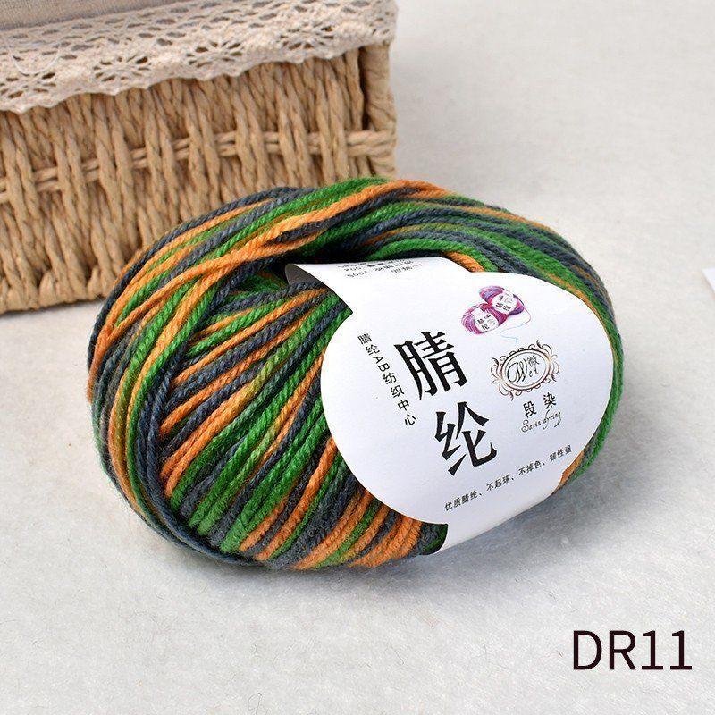 Scarf Thread, Wiring, Table Tennis Yarn, Doudou Thread, Dotted Yarn, Hand-Woven Colored Ball Doudou Wool, Stick Needle Thread