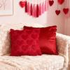 45*45 CM Heart Plush Pillow Cover Romantic Soft Embroidery Pillowcase Comfortable Wear Resistant Pillowslip Sofa Decor