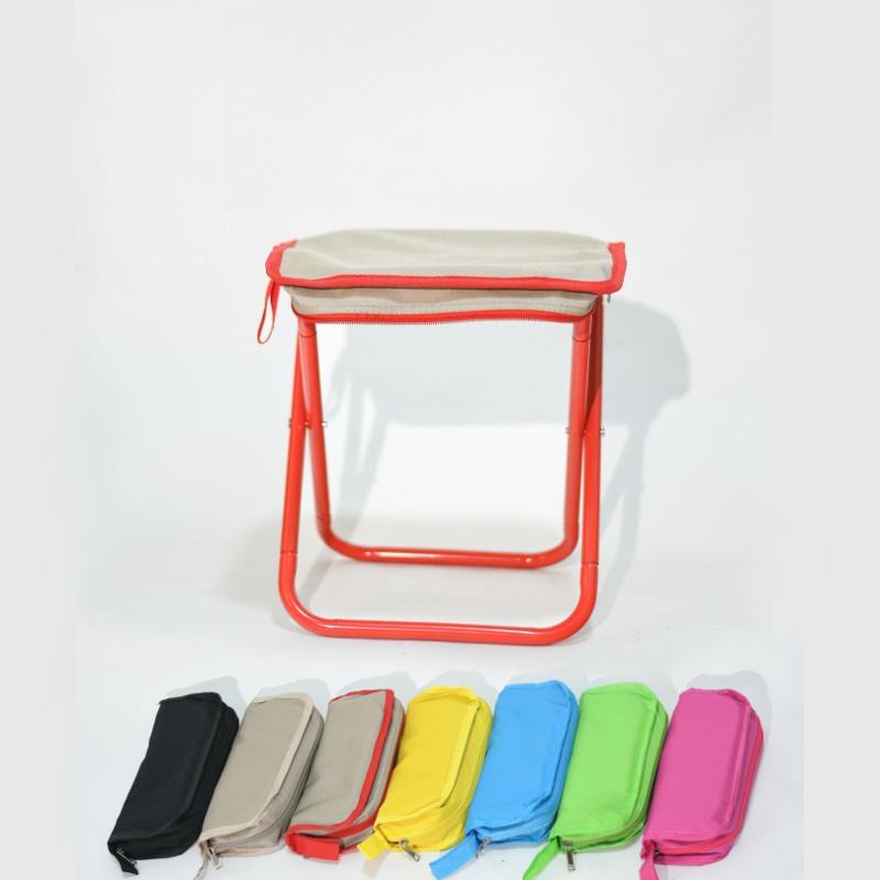 Pencil case foldable small Mazar creative pocket hand stool bag lazy new go out carry mini chair stool