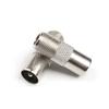 10pcs/lot High Quality Converter Data Sync F Female To TV Male F-Type Satellite Coax Connector Aerial Male Adapter