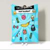 Oddbods Coperte da Divano Lusso Coperta Plaid Lavorata a Maglia Grande Morbida Soffice per Ginocchia