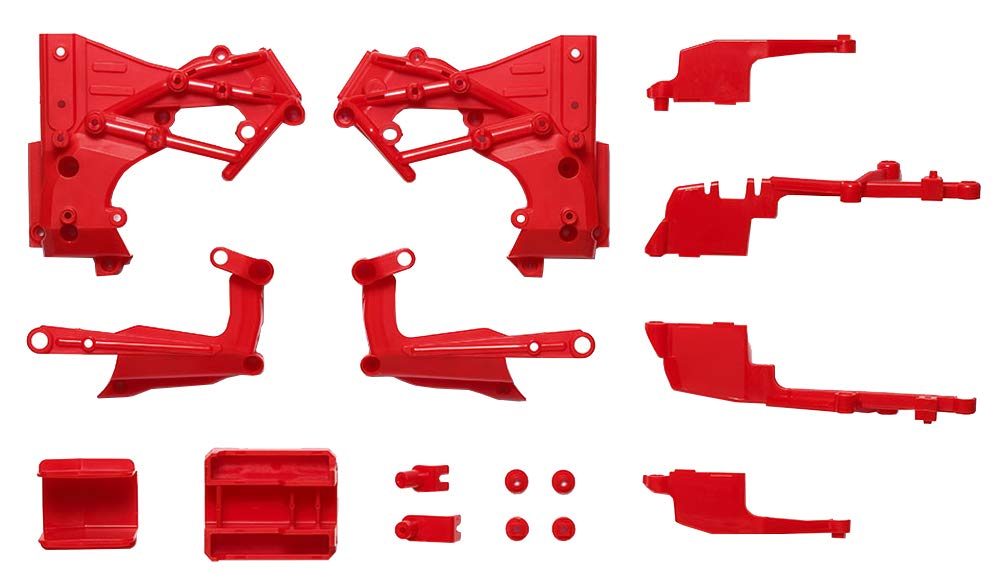 

Tamiya Hop Up Options No.1918 OP.1918 T3-01 C Parts (Frame) Red 54918