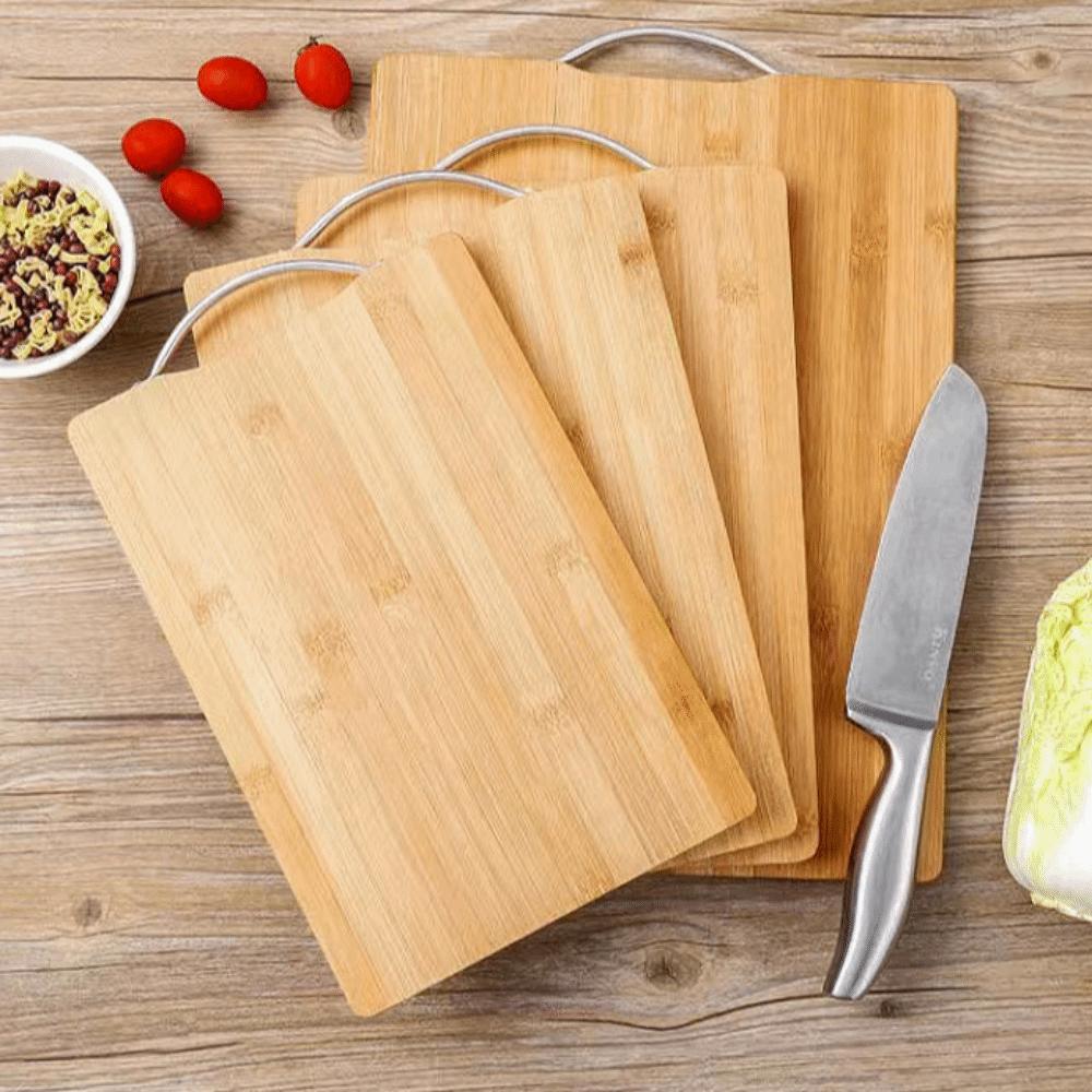 With Handle Chopping Block Solid Wood Wooden Chopping Board Cutting Board Vegetable Chopping