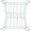 Metal Grids Refrigerator Baskets Corrosion Resistant Kitchen Organization Tool