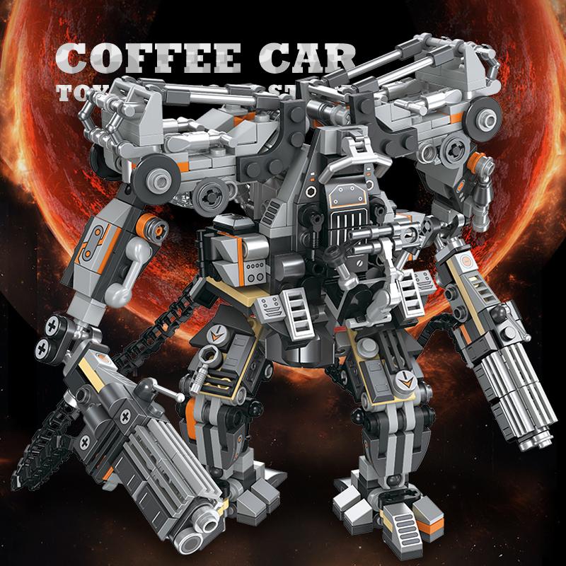 Non-Toxic Sci-Fi Mech Warrior Moc Bricks Toys Battle Mecha Suit Model Movie Armor Robot Building Blocks Action Figures Gifts For Kid Adult