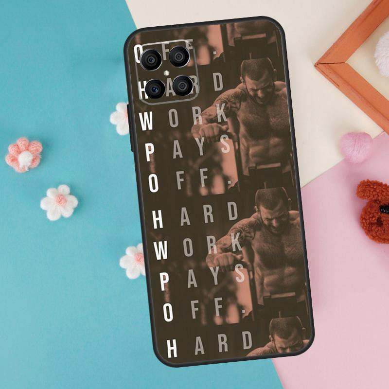 Workout Motivation Fitness Gym Quotes Case For Honor 200 Pro 50 70 90 Lite X9a X8a X8 X9 X8b X9c X9b Honor Magic 7 5 6 Pro Cover