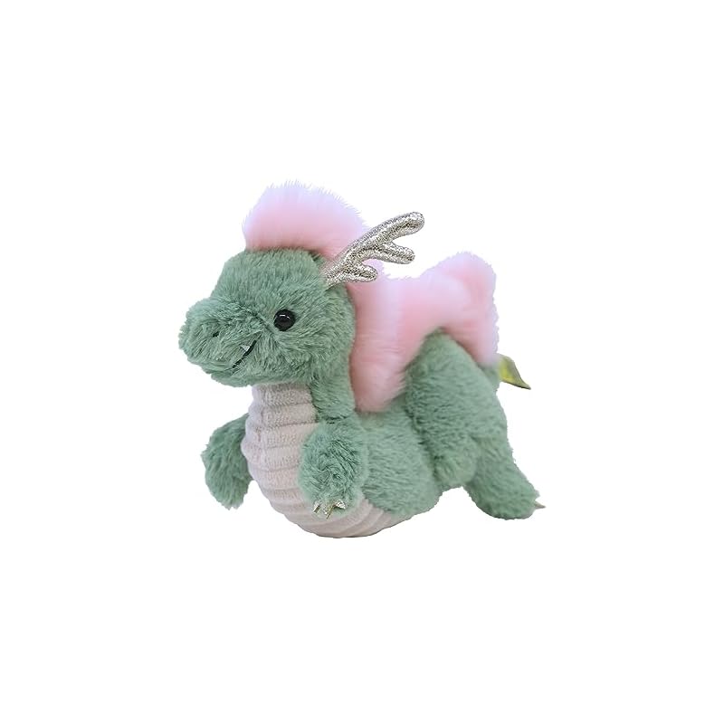 SunLemon Fluffy's Dragon GR Small 12 X 21 X 16cm Plush Animal P-8902