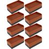 4/8pcs Bed Risers with Anti Slip Pad Heavy Duty Adjustable Furniture Riser Stackable Desk Lifts Leg Extenders for Table Couch