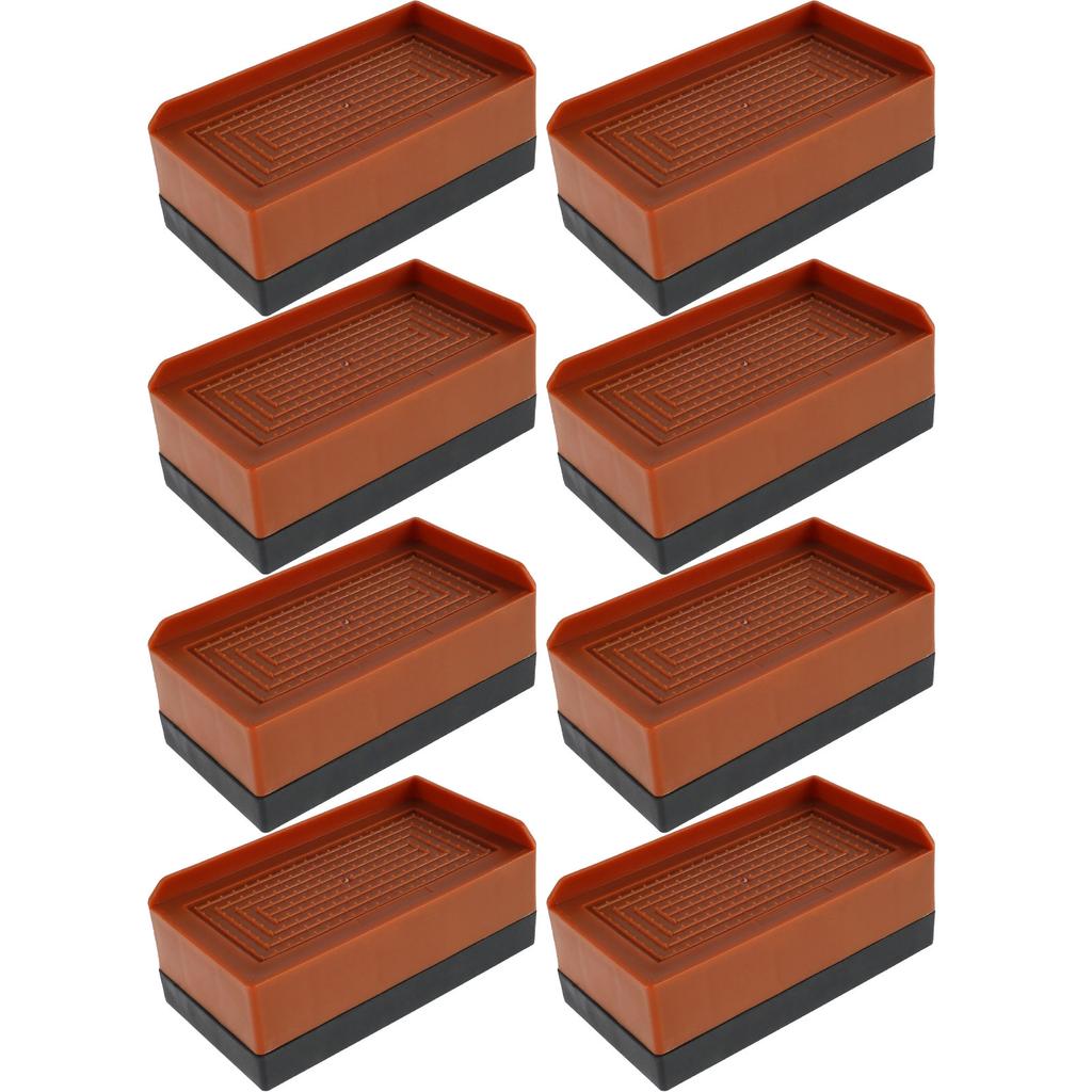 4/8pcs Bed Risers with Anti Slip Pad Heavy Duty Adjustable Furniture Riser Stackable Desk Lifts Leg Extenders for Table Couch