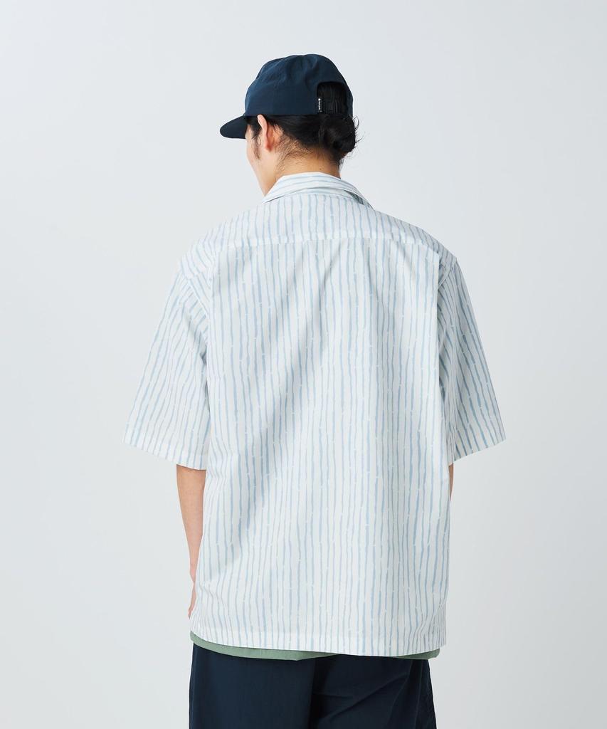 Patterned Shirt Take Tops Shirt Long Sleeve LIGHT GREY M [Snow Peak] SH-26SU010 Men's Women's