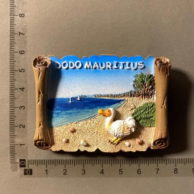 The Republic of Mauritius Fridge Stickers Port Louis Travel Souvenirs Dodo Fridge Magnets Home Decoration Wedding Gifts