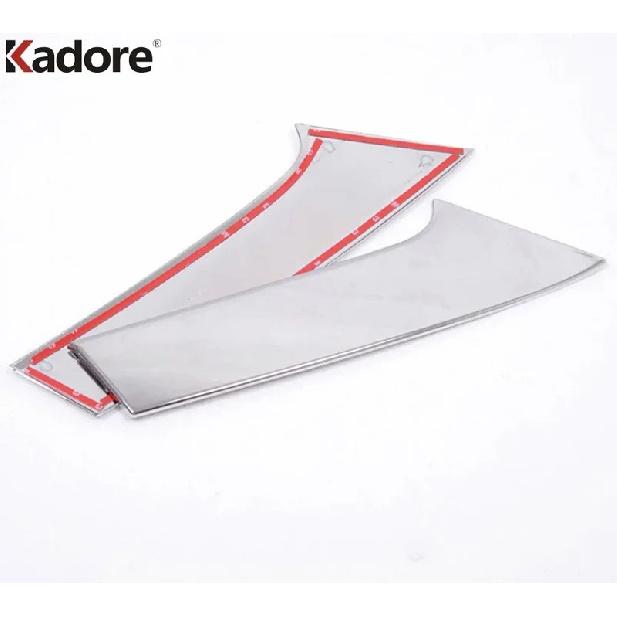 For Nissan X-Trail X Trail Rogue T32 2014-2017 2018  Chrome Car Rear Window Cover Trim Side Wing Spoiler Trims Accessories