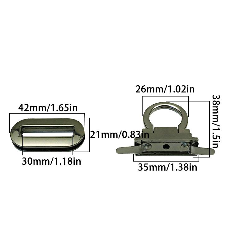 1 ks Kabelka Peněženka Odolný Uzávěr Módní Kování DIY Kov Vysoká Kvalita Doplňky k Taškám Otočný Zámek
