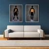 Abstract Football Star Painting Print Canvas Wall Art Poster Soccer Neon Picture for Gym Boy Gift Living Room Home Decor Cuadros