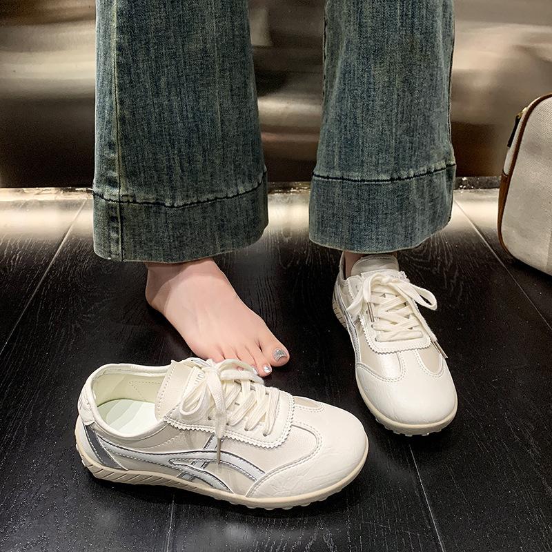 Forrest Gump shoes women's 2025 new summer thin face breathable net shoes versatile little white casual sports moral training shoes