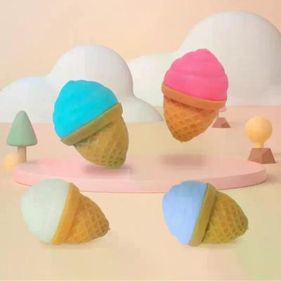 1/3/5Pcs Stress Ball Sensory Toy Stress & Anxiety Relief Fidget Toys Ice-cream Pinch Decompression Toy For Adult