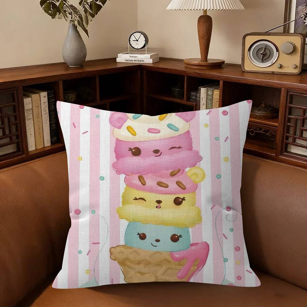 Cute Num Noms Cartoon Cushion Cover Decorative Pillow Sofa Home Decor Case Pillow Cases