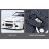 1/24 Scale Nissan Skyline Ares GTR R34 S15 Modified Wide Body Version Supercar Alloy Diecast Vehicle Car Model Sound Light Kids Gift