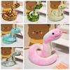 Colorful Boa Plush Doll Sticking Tongue Boa Snake Stuffed Toys Snake Plush Toy  Home Decor