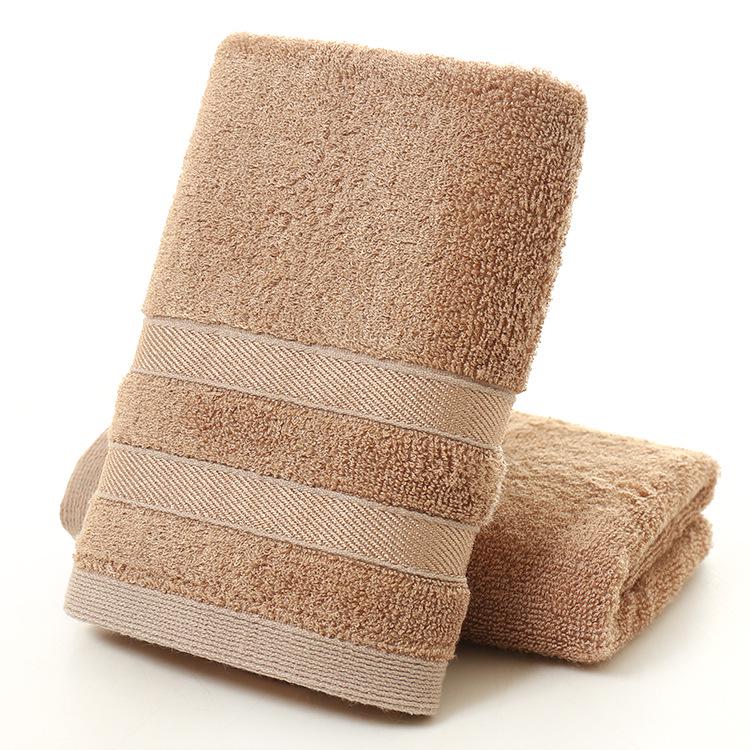 Bamboo Fiber Towel 35x75: Soft, Absorbent, Solid/Mixed Colors, Embroiderable, Ideal for Gifts or Labor Protection.