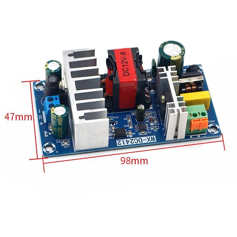 12V switch power board, 100W AC/, 12V 8A board module