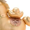 Yousheng Horse Doll Super Soft Short Plush Toy with Golden Coin Pattern Good Luck Symbol Year of Horse Doll Home Decor