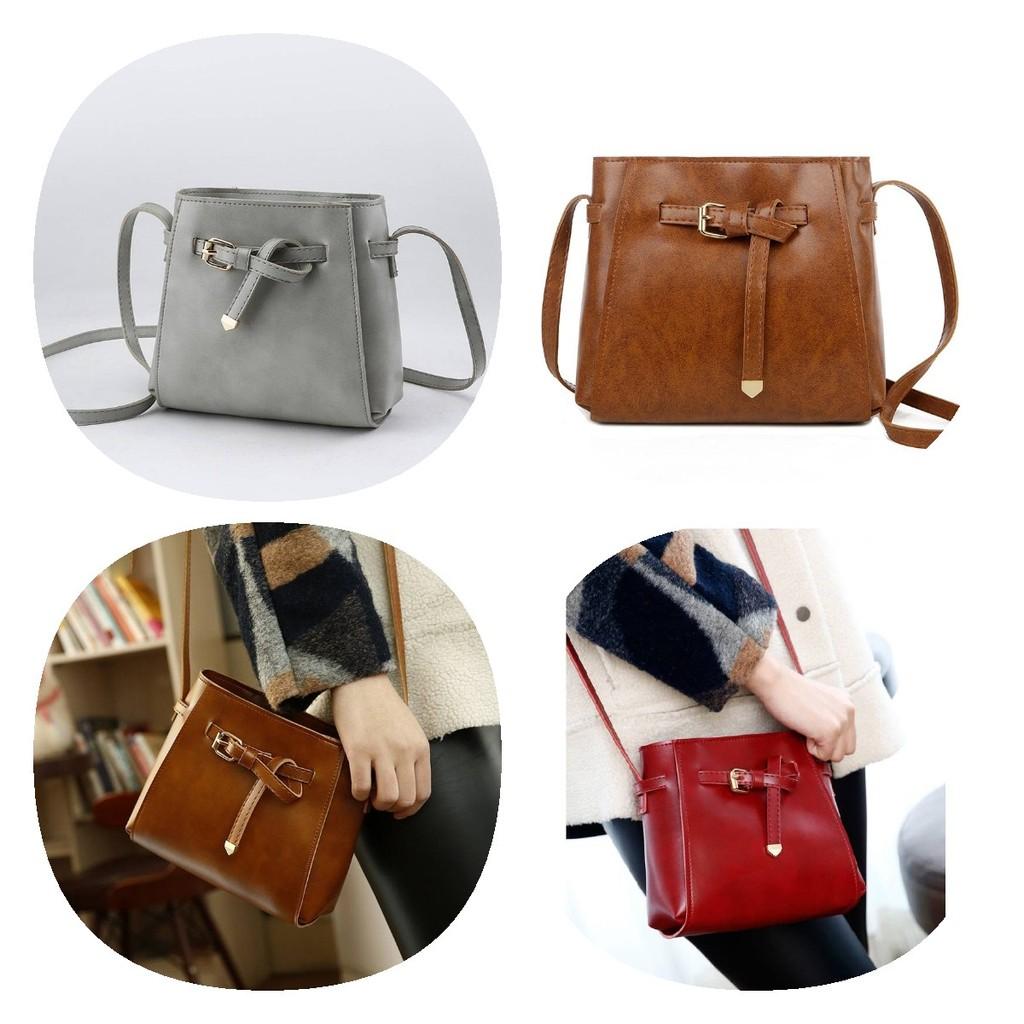 Stylish Red Pu Small Shoulder Bag For Women With Simple Korean Design And Soft Texture
