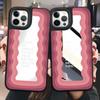 Mirror Phone Case for iPhone 15 11 13 14 for 15 16 Pro Max 12 13 16 Pro Cloud Flower and Animal Cute Style Phone Case