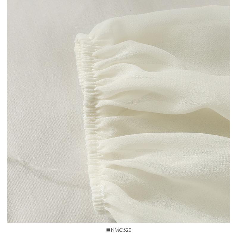 Spring Summer Crochet Top with Chiffon Flower Embroidery Long Sleeve Square-neck Fake Two-Piece Blouse Hook Flower Hollow Top Sunscreen