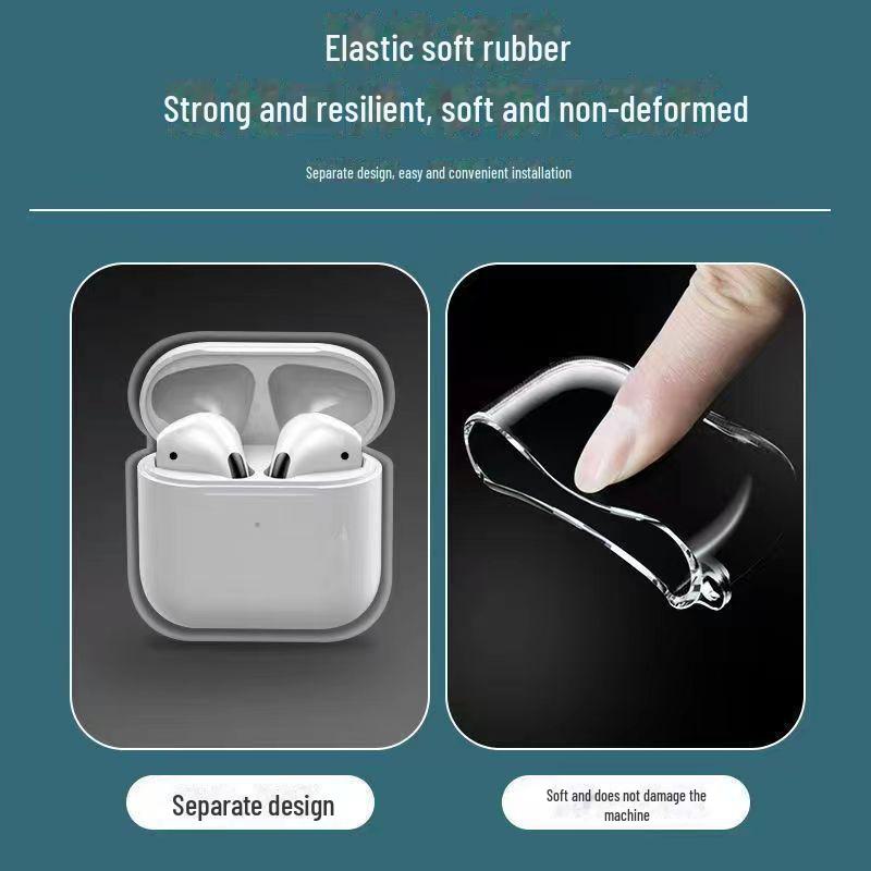 Transparent Soft Protective Cover for Lenovo LP40 Pro Earphone Box