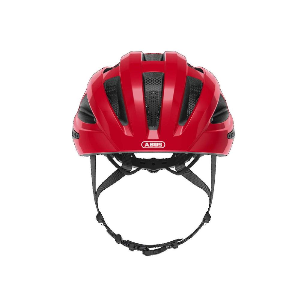 Japanese ABUS MACATOR Bicycle Adult Size Blaze Red [Official Product] Helmet, Medium,
