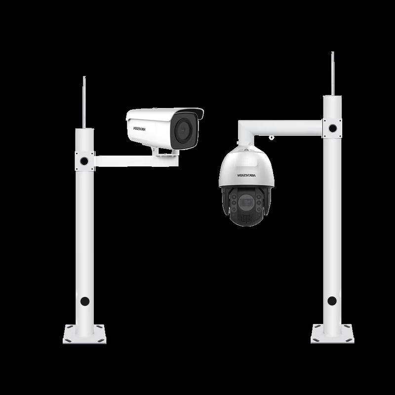 Hikvision Surveillance Camera L-Type Wall Mount Pole Kit CN Plug (adapter Included)