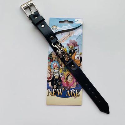 Bracelet en Faux Cuir Mix Anime: L'Attaque des Titans, Naruto, Jujutsu Kaisen, Demon Slayer, Fairy Tail, Death Note.