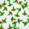 30/60pcs Christmas Leaf Nail Art Decorations Festive Glitter Accessories Manicure and Pedicure Holiday DIY Nail Design Supplies