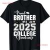 Proud Brother Of A 2025 College Graduate Graduation T Shirt  Vintage Washed Graphic Homme Soft Comfortable Stretched Versatile