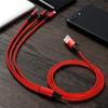 3-in-1 USB Data Sync Fast Charging Cable for Android IPhone