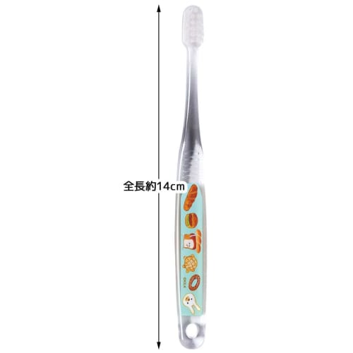 Skater Toothbrush for Kindergarteners 3-5 Years Old Soft Clear 3 Pieces Bread Thief TBCR5T-A