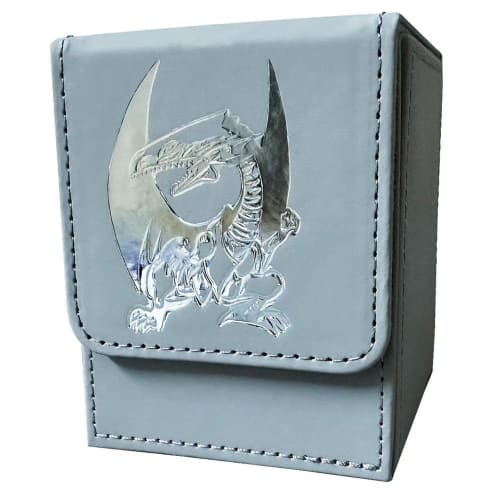 Deck Case, Trading Card Case, Vertical Storage, Magnetic, PU Leather, Holds 100 Cards, Sleeve Compatible, Compatible with Yu-Gi-Oh!, Pok?mon, Duel Mas