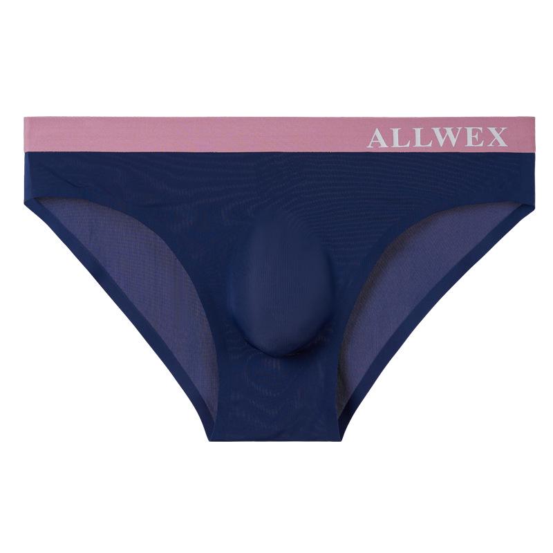 Men's Ice Silk Low-Waist Seamless Triangle Briefs – Breathable & Sexy