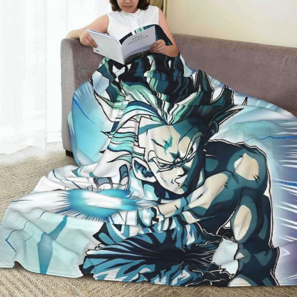 Gohan Blanket Dragon Ball Z Goku Vegeta DBZ Wool Awesome Warm Throw Blankets for Coverlet Spring Autumn