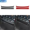 For Toyota Camry 2015 2016 2017 Dashboard AC Control Panel Trim Strip Cover Real Carbon Fiber Stickers Car Interior Accessories